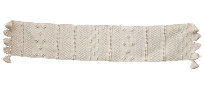 Gerania Rectangle Chevron Cotton Table Runner