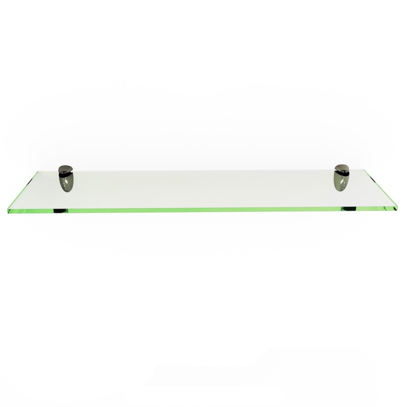 Glass Accent Shelf with Adjustable Shelves
