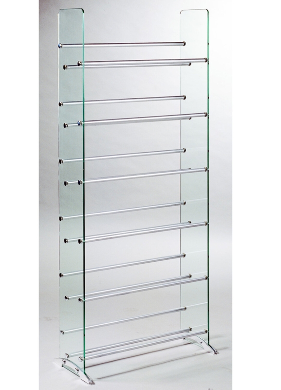 Glass DVD/CD Rack for Storage 336 CDs 234 DVDs