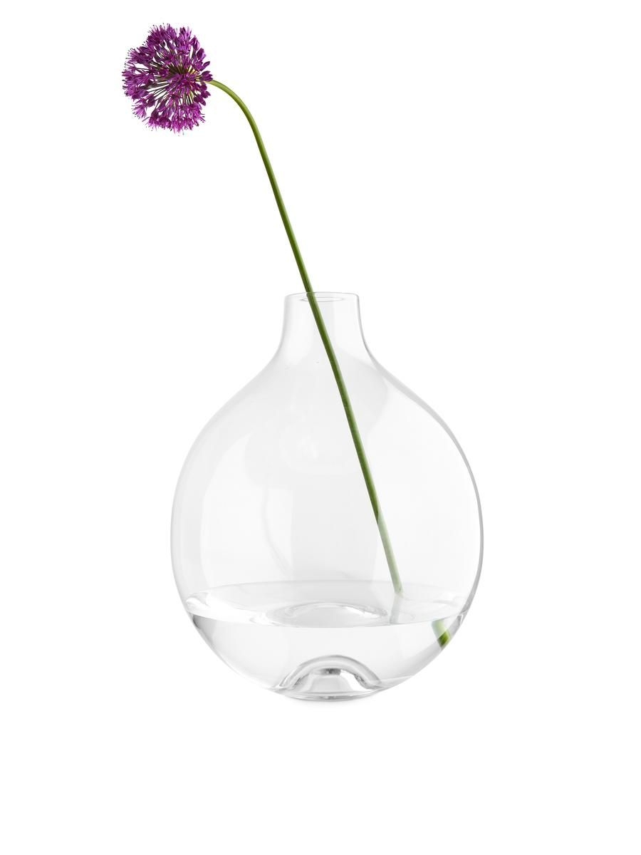Glasvase, 34 cm