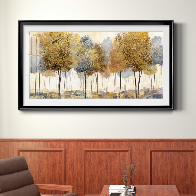 Golden Forest- Premium Gallery Framed Print - Ready To Hang