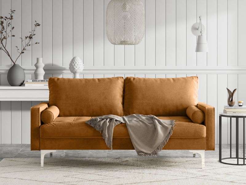 Gresham 70" Velvet Square Arm Sofa