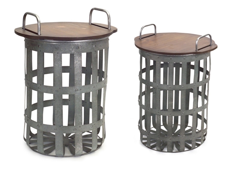 Gumbranch 2 - Piece Pedestal End Table Set