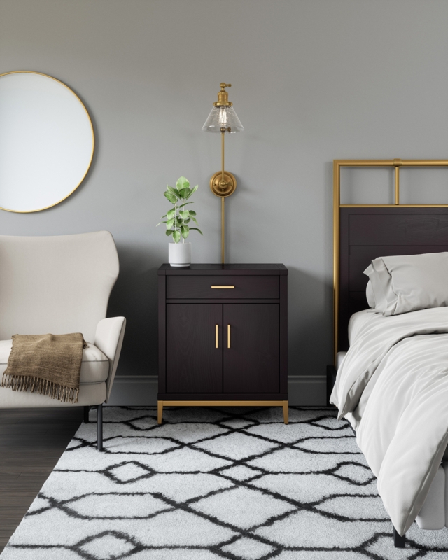 Hallsteinn Solid + Manufactured Wood Side Table