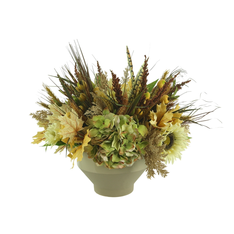 Harva Polysilk Sunflowers Arrangement