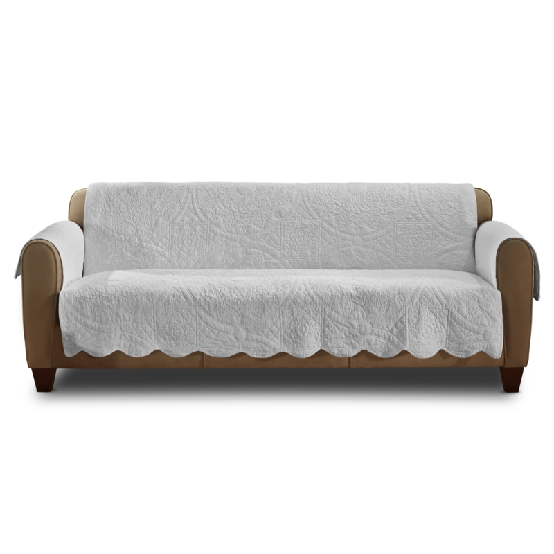 Heirloom Quilt Furniture Cover Cotton Box Cushion Sofa Slipcover