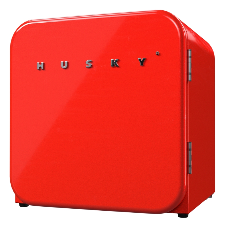Husky 43L Retro Style 1.5 Cu. ft. Freestanding Counter-top Mini Fridge