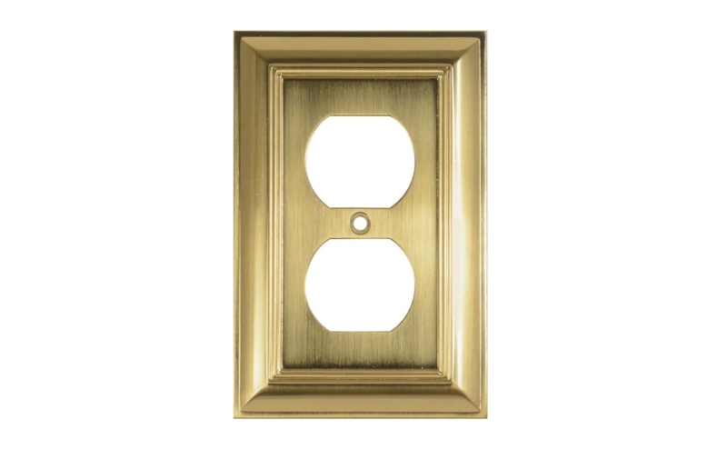 Impressions 1 - Gang Duplex Outlet Standard Wall Plate