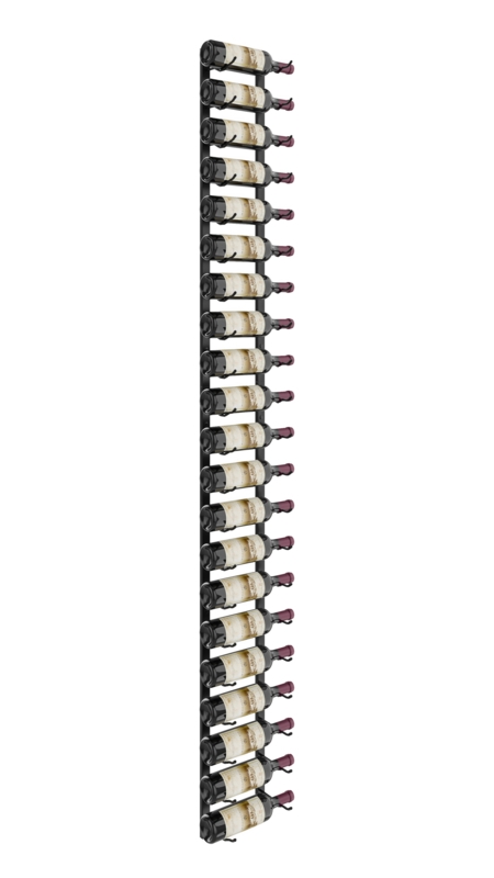Indurial 21 Bottle Wall Mounted Wine Bottle Rack
