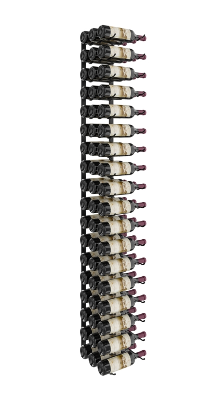 Indurial 54 Bottle Wall Mounted Wine Bottle Rack