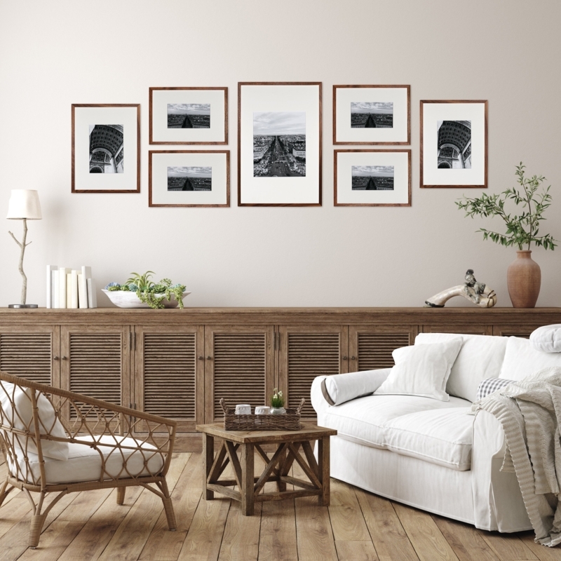 Jaida Wood Picture Frame - Set of 7