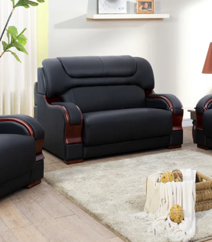 Jerusalem 55'' Leather Loveseat