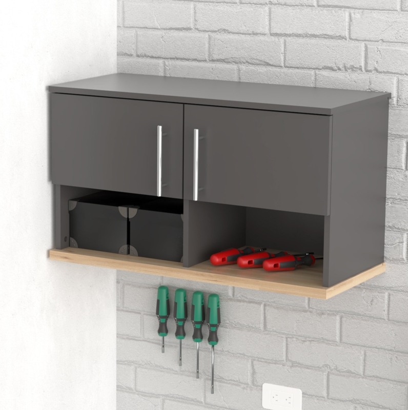 Jezelle Manufactured Wood Single Storage Cabinet ( 18.11'' H x 31.5'' W x 13.78'' D)