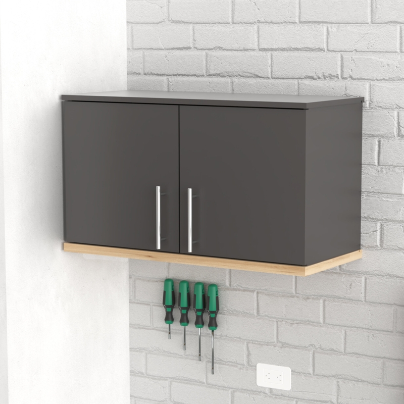 Jezelle Manufactured Wood Single Storage Cabinet ( 18.11'' H x 31.5'' W x 13.78'' D)