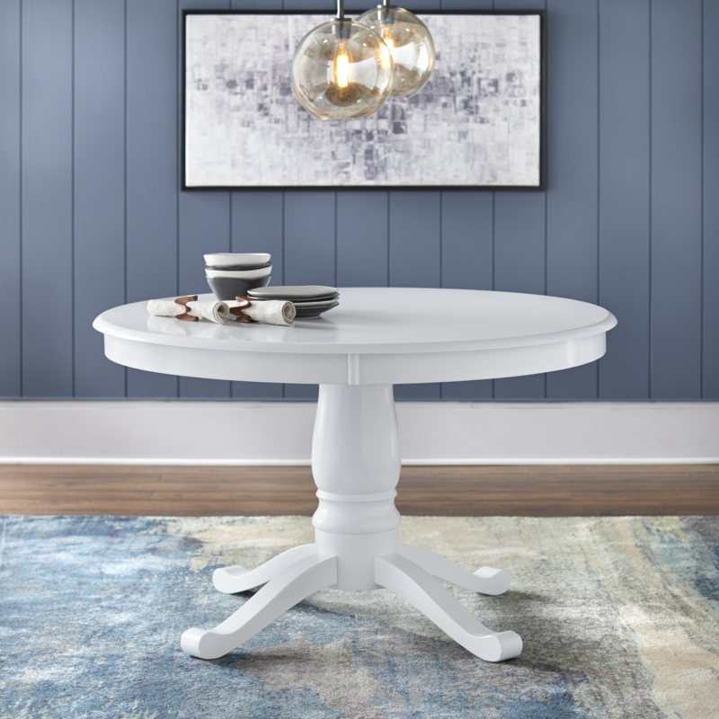Josanna Round Solid Wood Base Dining Table