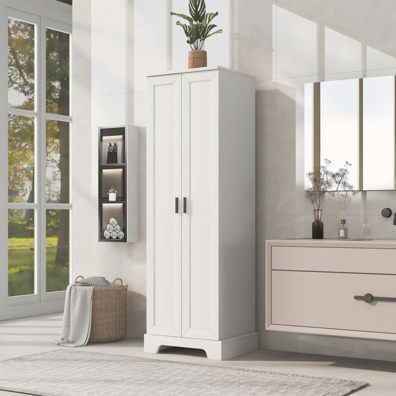 Kamarre Bathroom Storage Cabinet with Adjustable Shelf