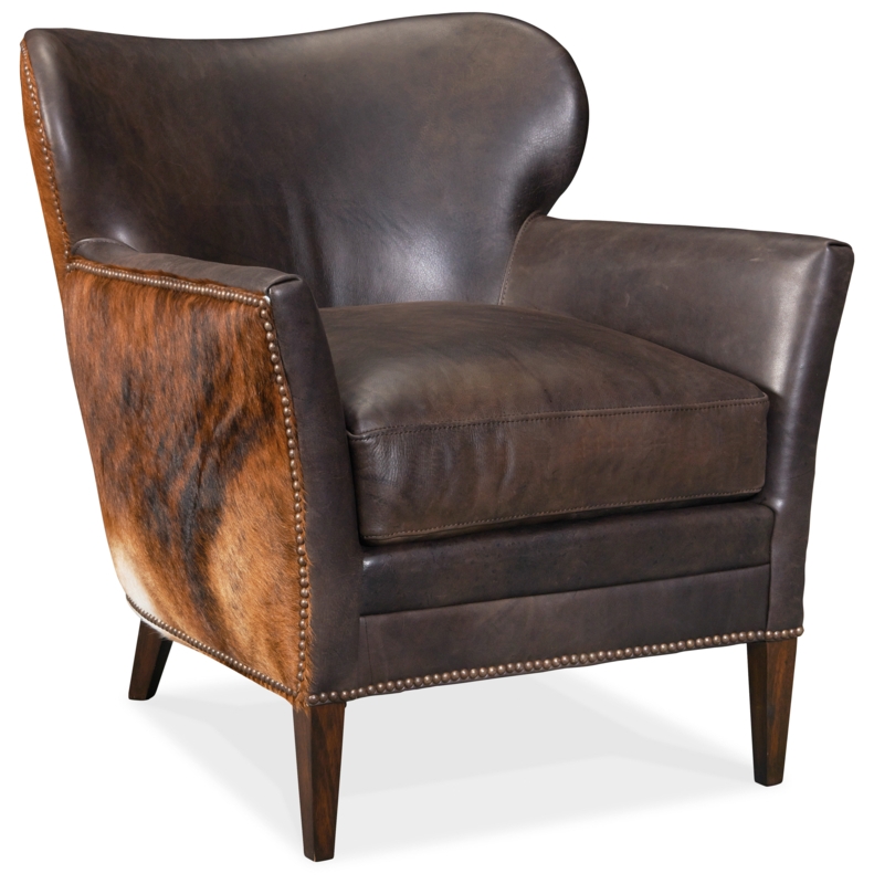 Kato Leather Wingback Chair