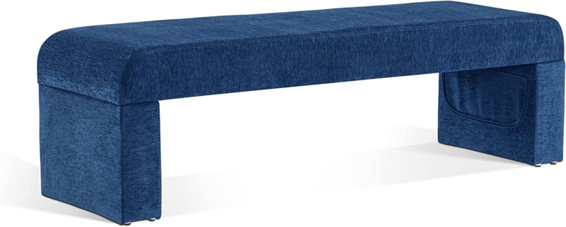 Keyleigh Chenille Upholstered Bench