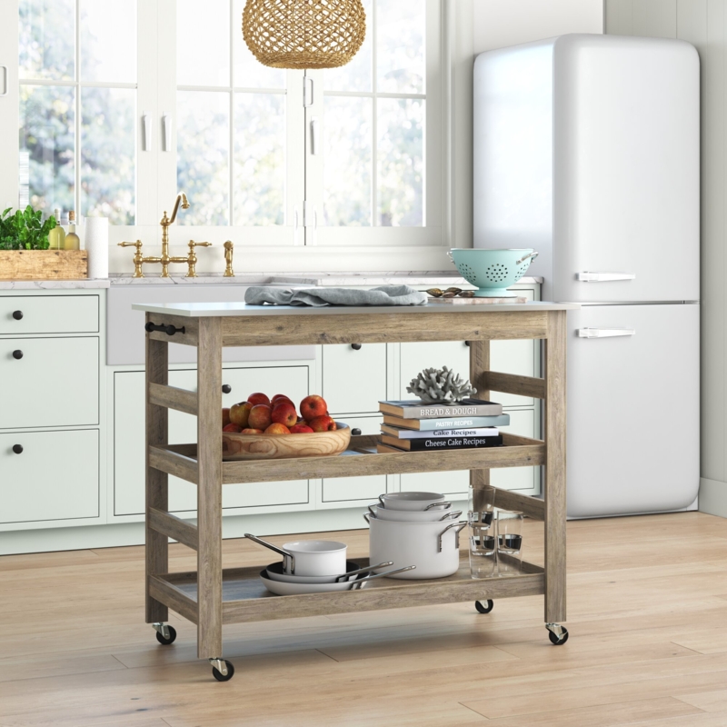 Kody Metal Kitchen Cart