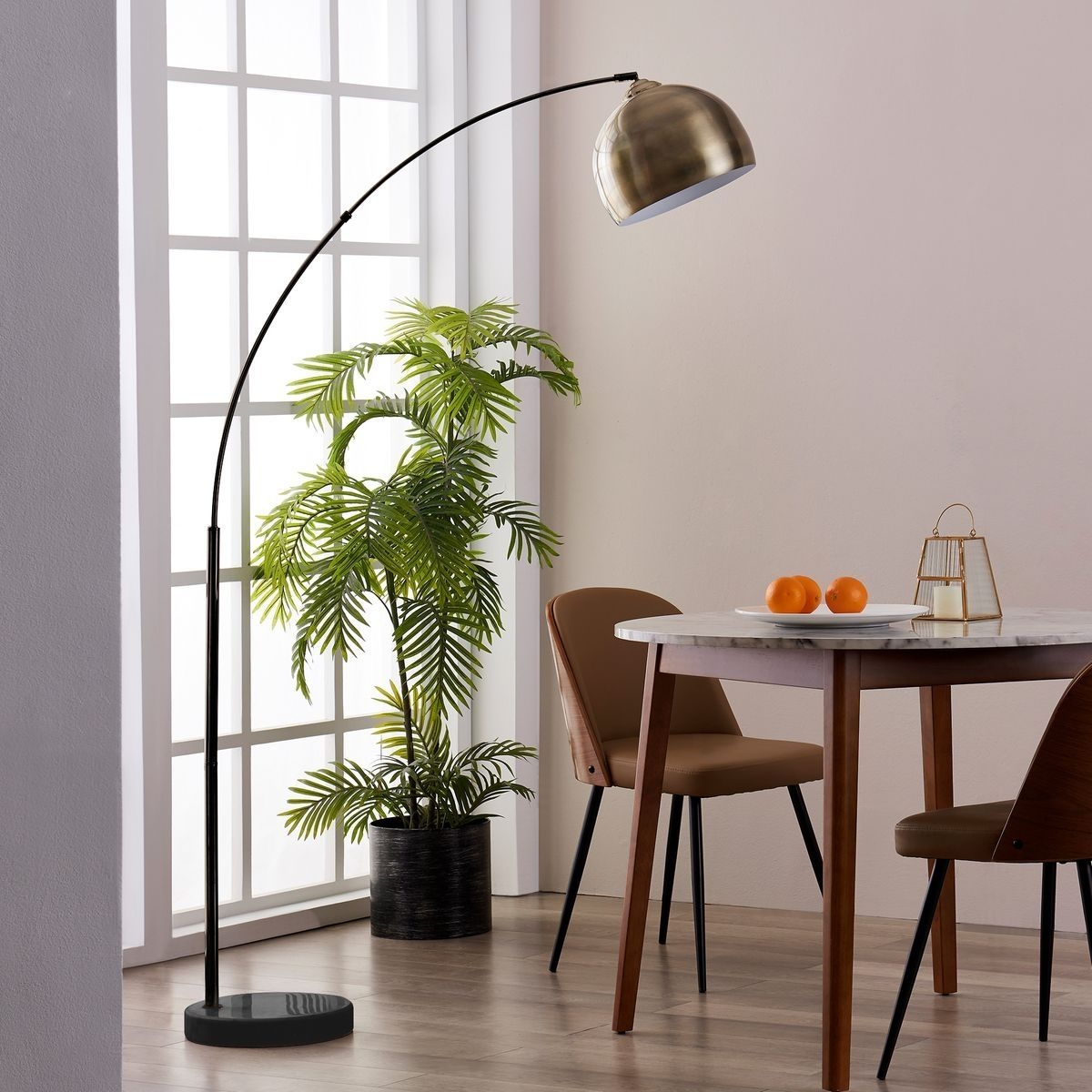Lampadaire Intrieur Arc Mtal Marbre