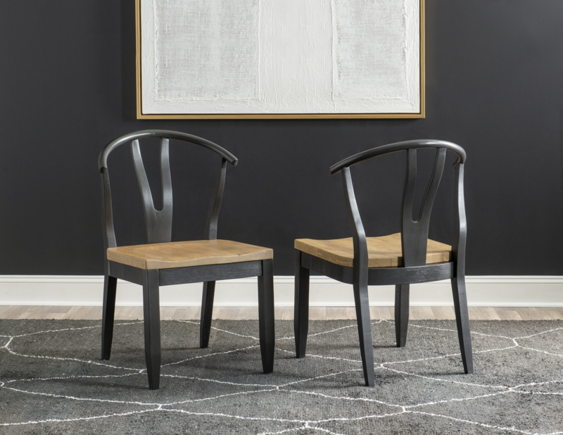 Laney Solid Wood Mid Century Windsor Back Side Chair