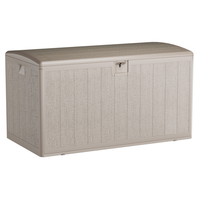 Lark Manor Olmsted 130 Gallons Water Resistant Resin Lockable Deck Box