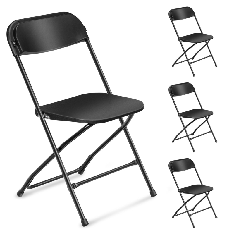 Latislaw Plastic/Resin Folding Chair Set (Set of 4)