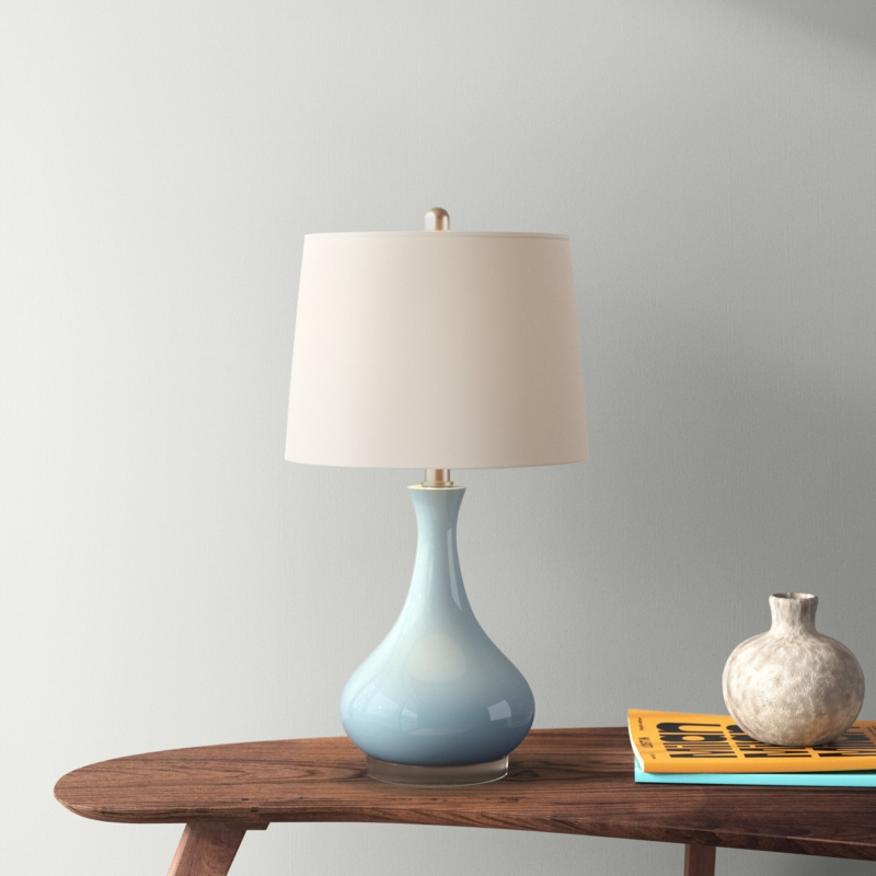 Navy Blue Table Lamp