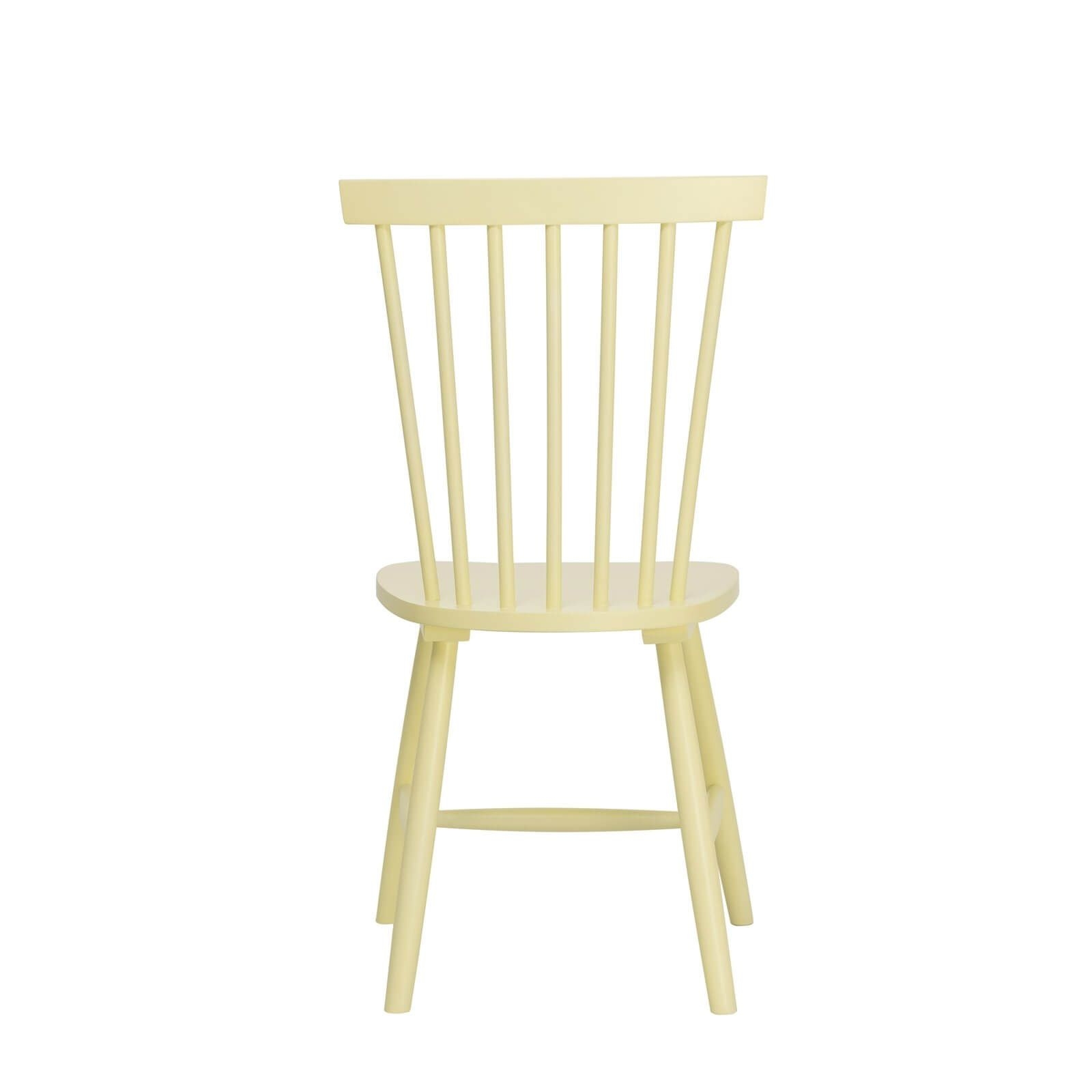 Laura Spindle Back Chair - Set of 2 - Lemon Yellow