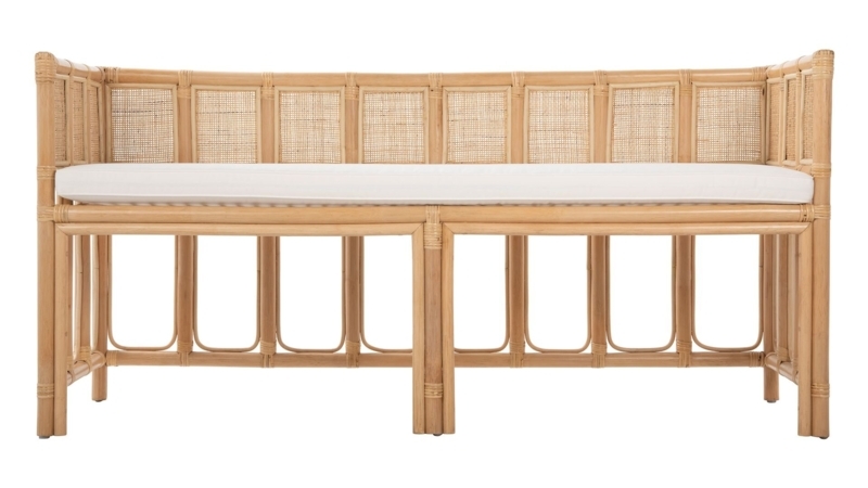 Lauretta Polyester Blend Upholstered Bench