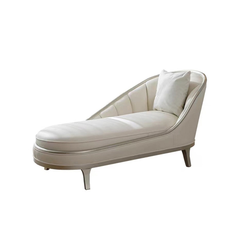Leather Chaise Lounge
