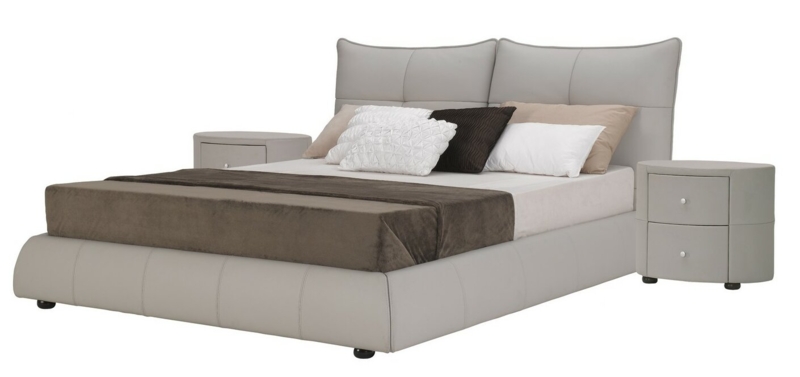 Leather Platform Bed