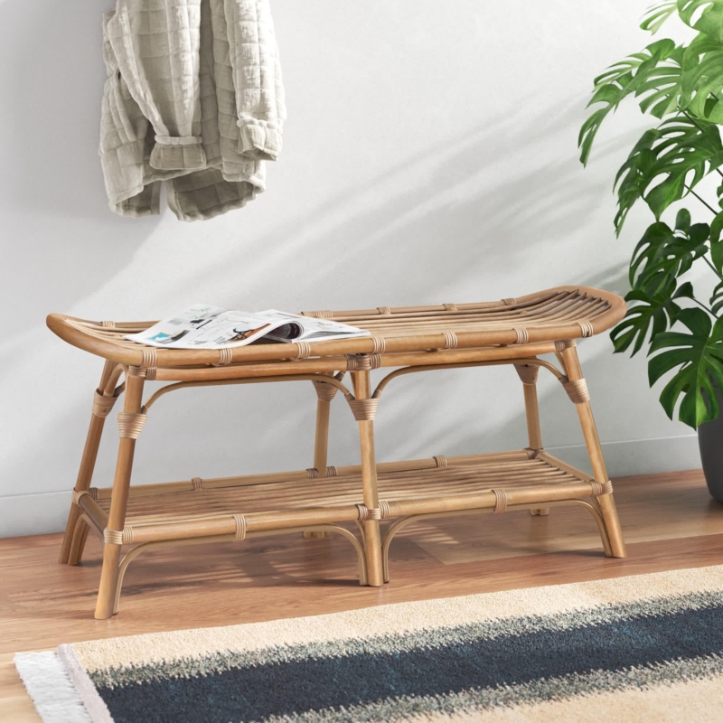 Leclerc Upholstered Storage Bench