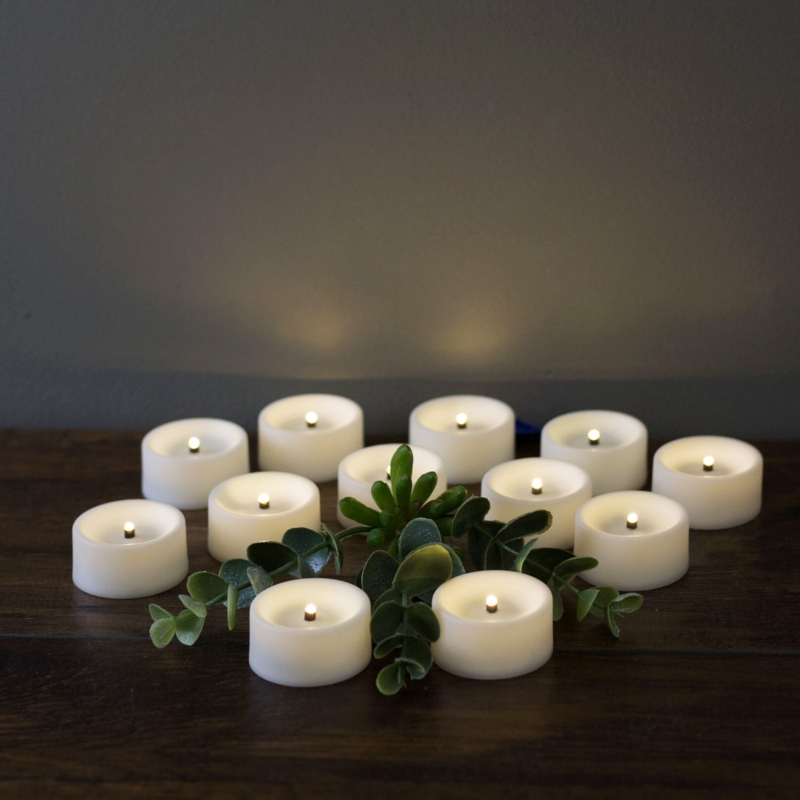 LED Unscented Tealight Candle (Set of 12)