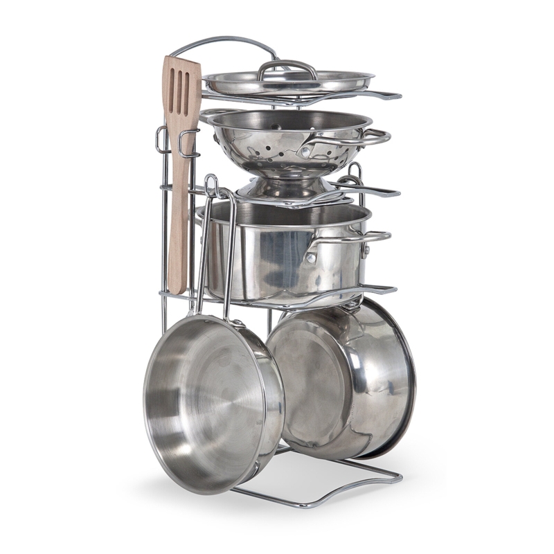Let's Play House! 8 Piece Pots and Pans Set