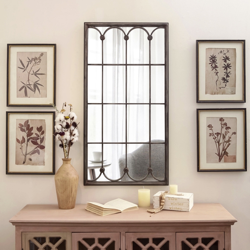Levi Metal Flat Wall Mirror