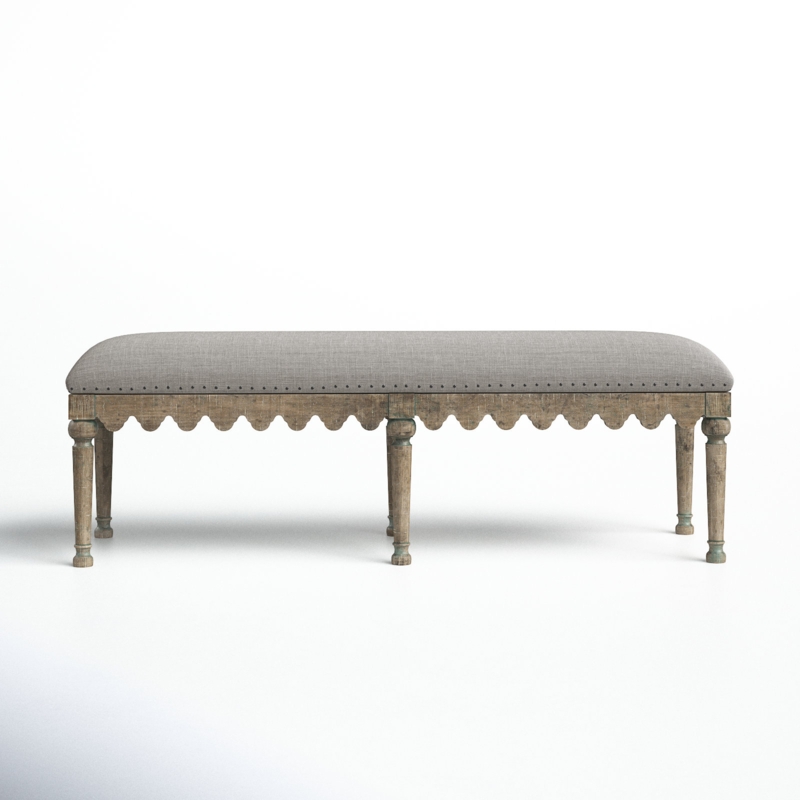 Levingston Linen Upholstered Bench