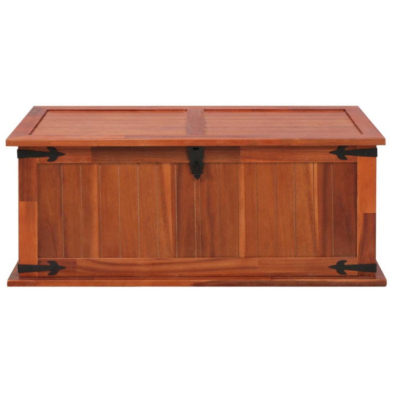 Lewes Storage Chest Box Truck Wooden Storage Side Cabinet Solid Wood Acacia