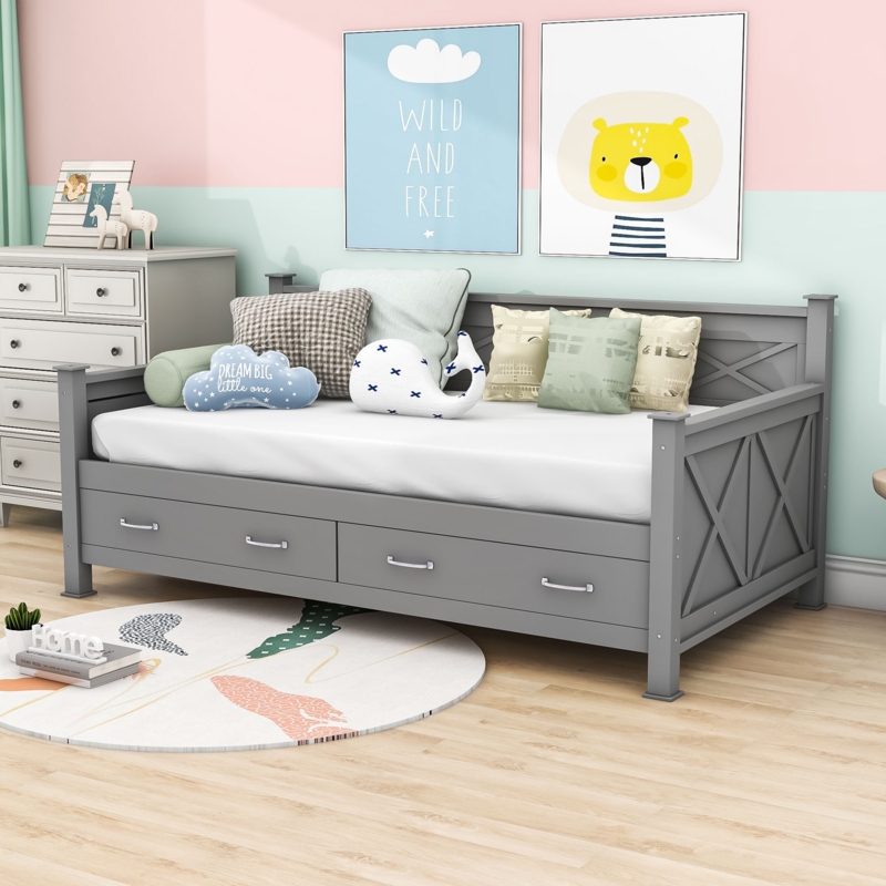 Lustick Twin Daybed with Drawers
