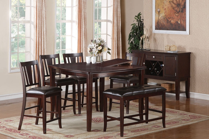 Luuk Counter Height Table With Butterfly Leaf