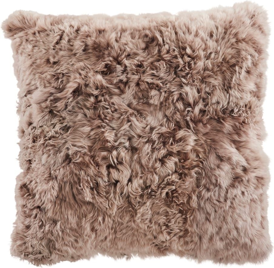 Lux Down Throw Pillow - Mink - 20" x 20"
