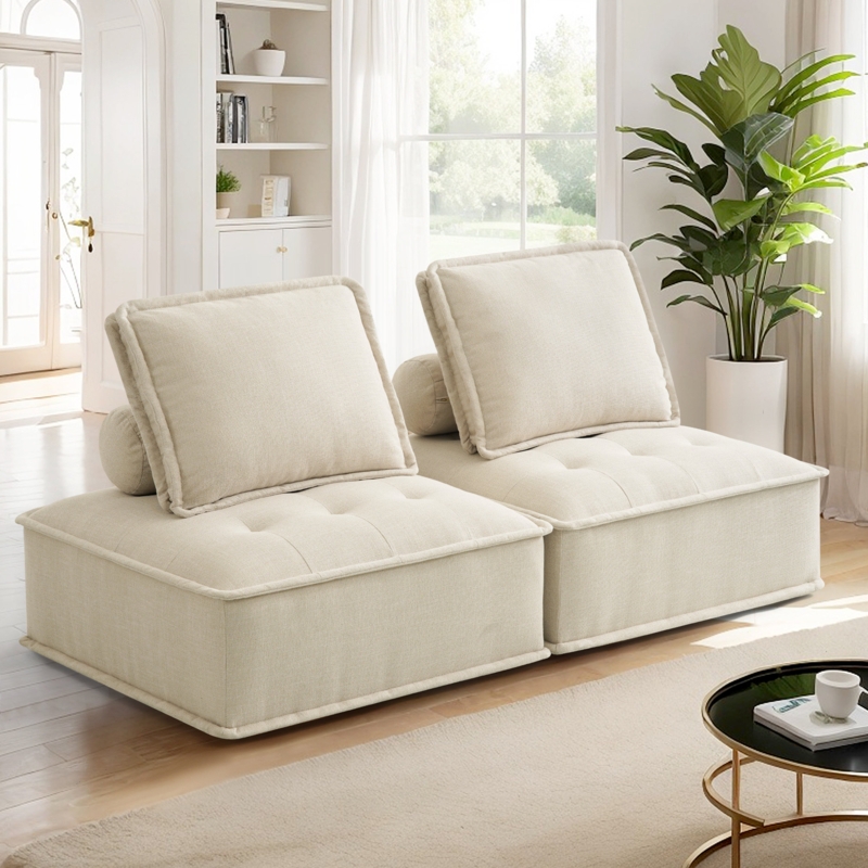 Maccaron 34.7'' Upholstered Sofa