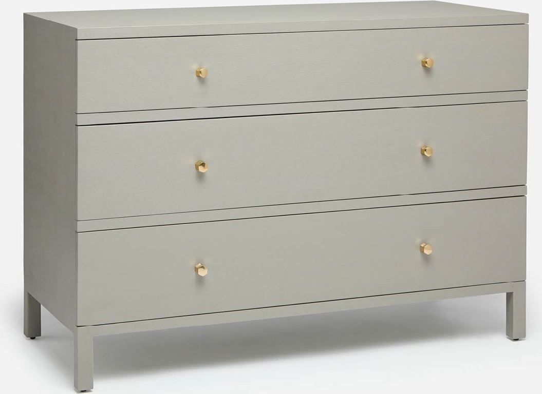 Made Goods Maris Dresser - Finish: Light Gray; Dimensions: D 48" / W 20" / H 34"