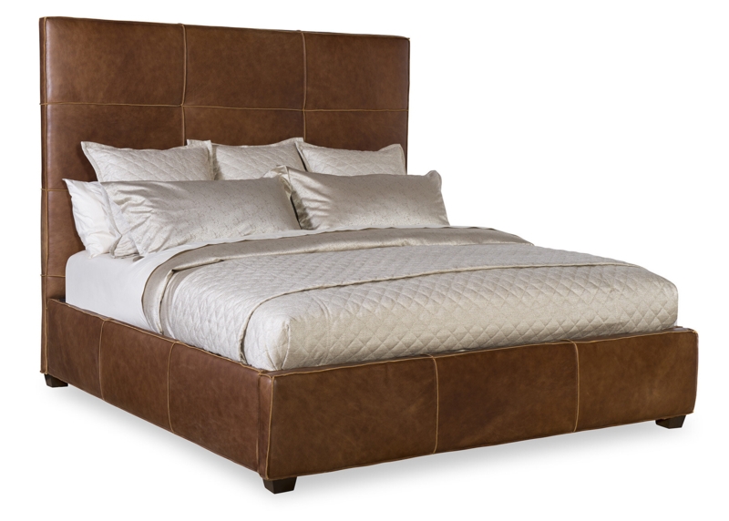 Maitland Smith Upholstery Leather Standard Bed