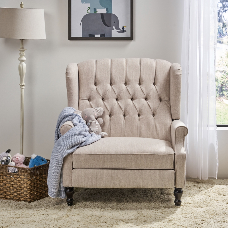 Mattice 37.5" Wide Manual Wing Chair Recliner