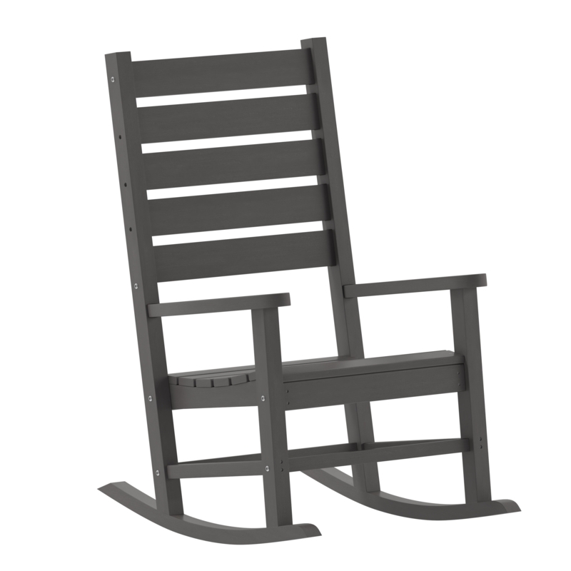 Maxance Classic Commercial Grade Outdoor All-Weather HDPE Rocking Chair