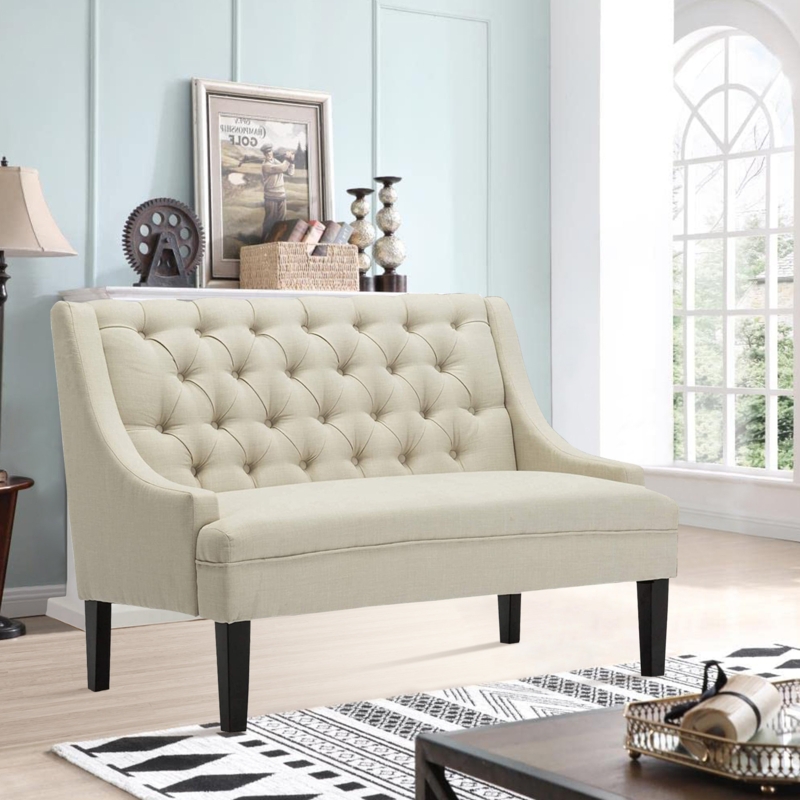 Mccroy 50.7'' Upholstered Settee