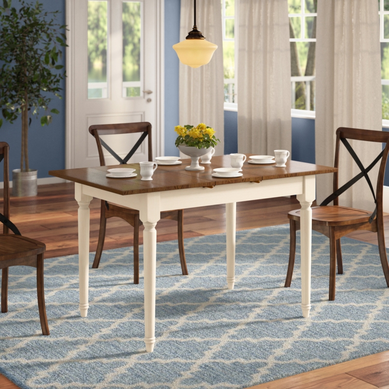 Mcevoy Extendable Solid Wood Dining Table
