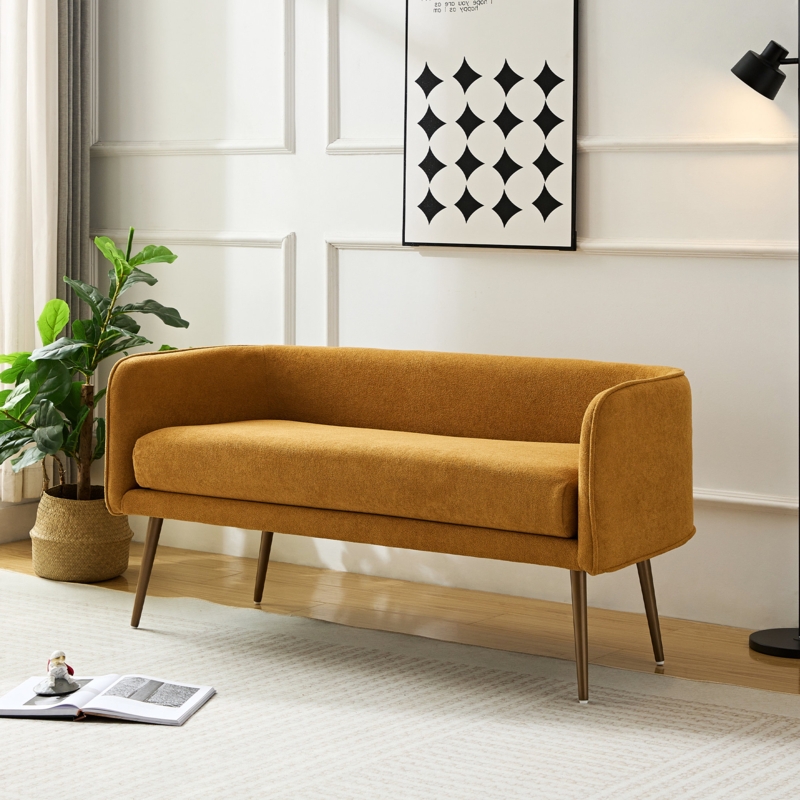 Mcweeney Linen Upholstered Bench
