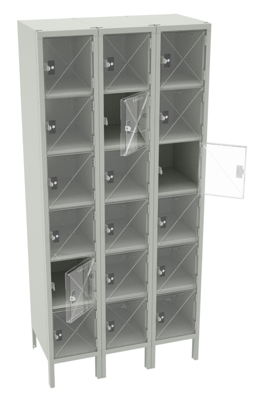 Metal 6 Or More - Tier 36'' Commercial Locker with Padlock